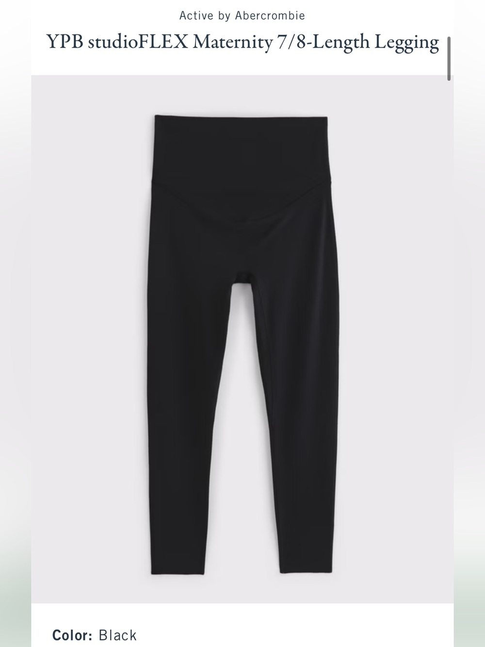 YPB studioFLEX Maternity 7/8-Length Legging